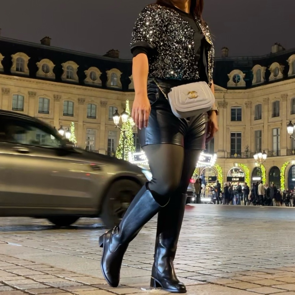 Unisa Black Over the Knee Boots